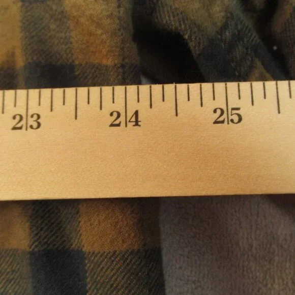 Filson Alaskan Guide Flannel Shirt Men’s Large Brown Green Plaid Shacket